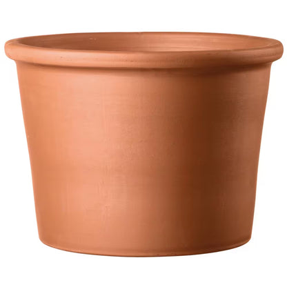 3 In. Small Terra Cotta Clay Cylinder Pot