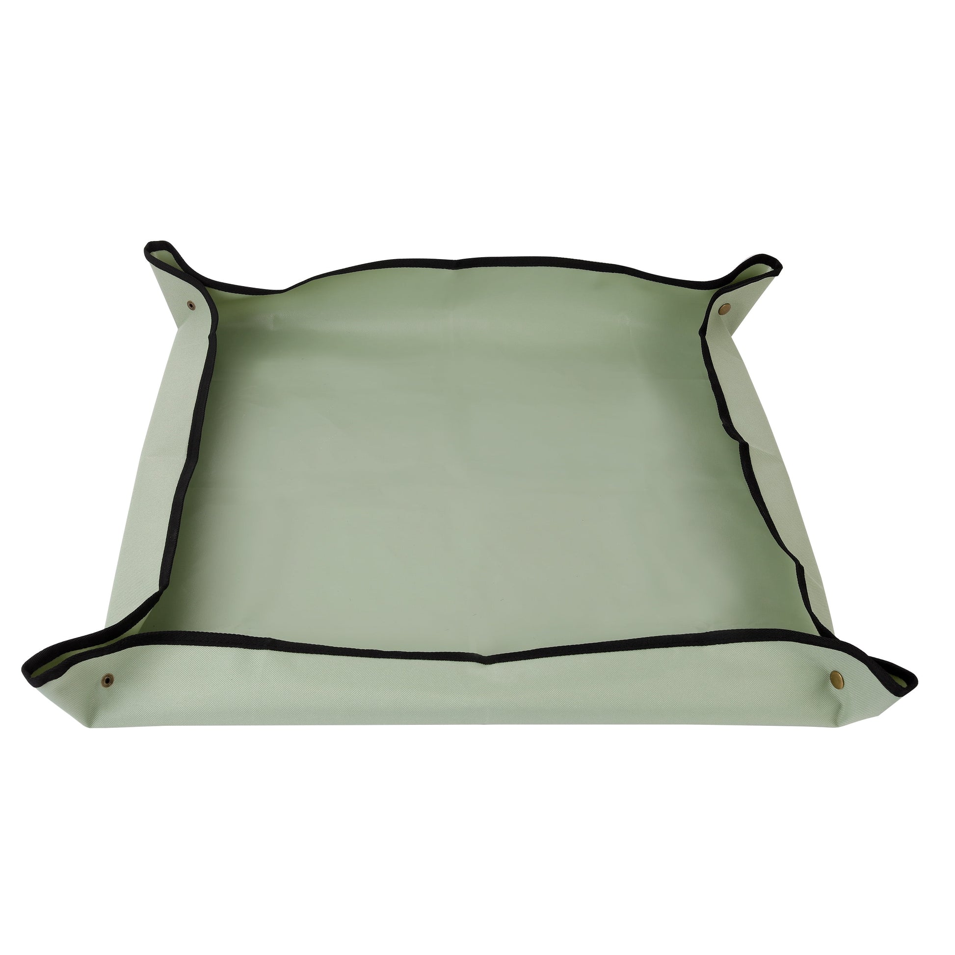Foldable Indoor and Outdoor Repotting Gardening Mat, Waterproof, Green, Durable Oxford Fabric
