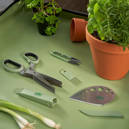 Foldable Indoor and Outdoor Repotting Gardening Mat, Waterproof, Green, Durable Oxford Fabric